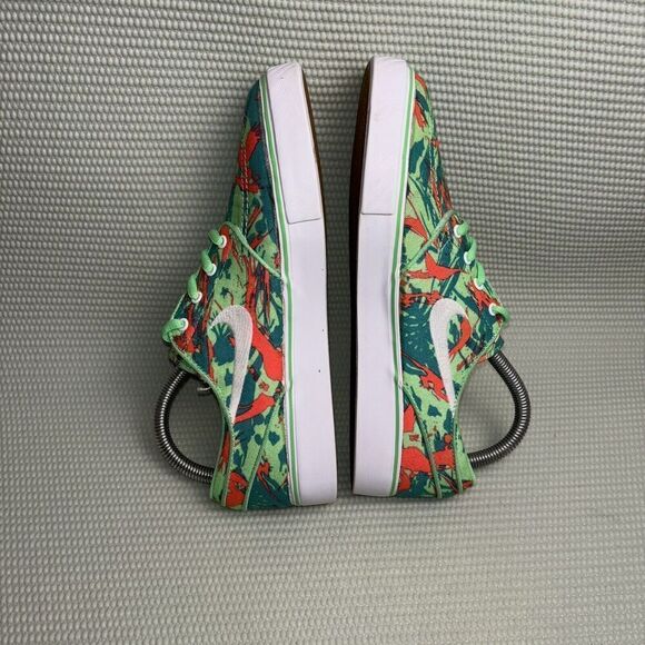 Nike Stefan Janoski Skate Sneakers Size 6Y 657946-316 Green Lizard Camo - Picture 5 of 9